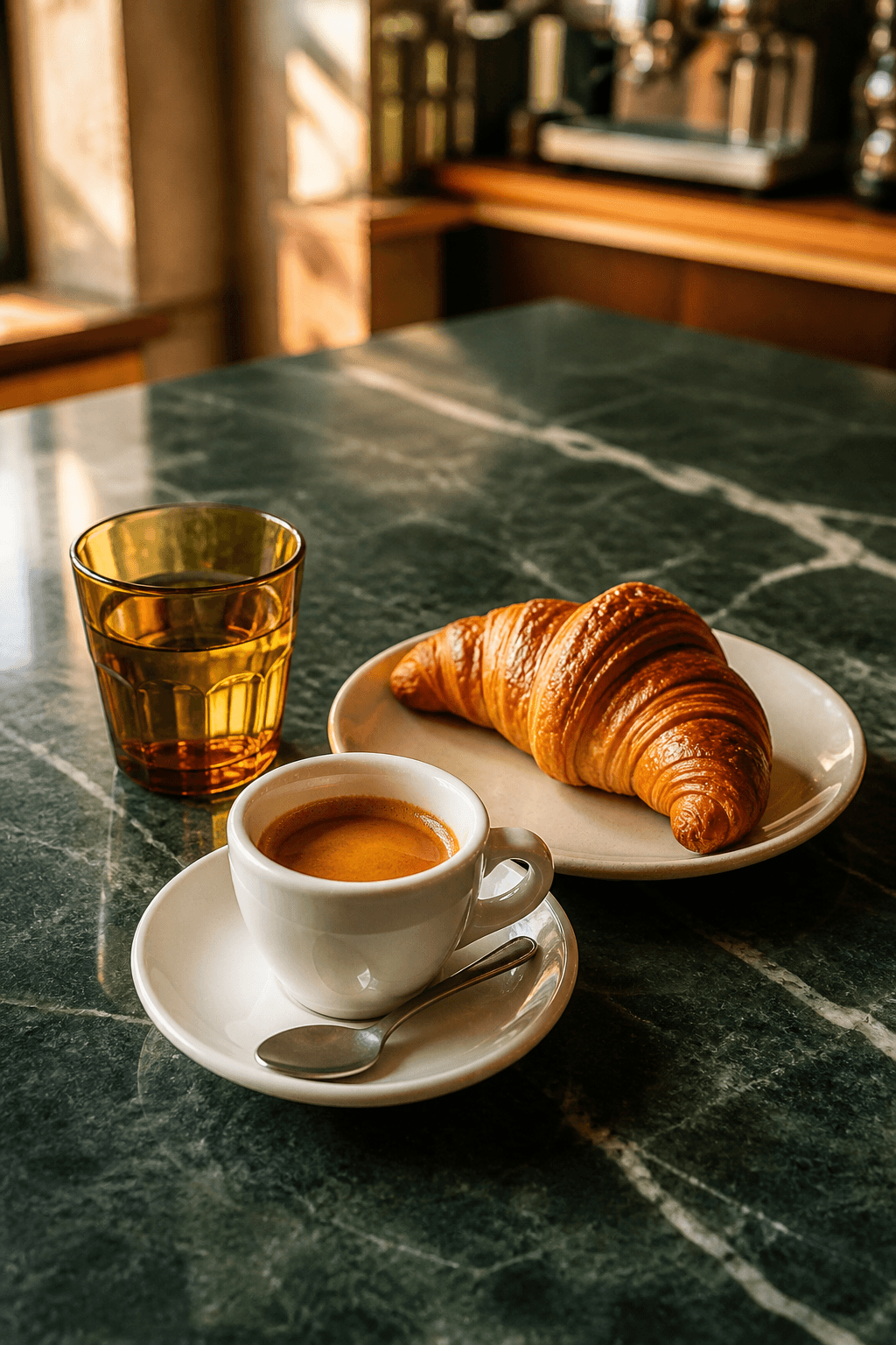 Atmosfera visiva dell'identità Caffè Listino