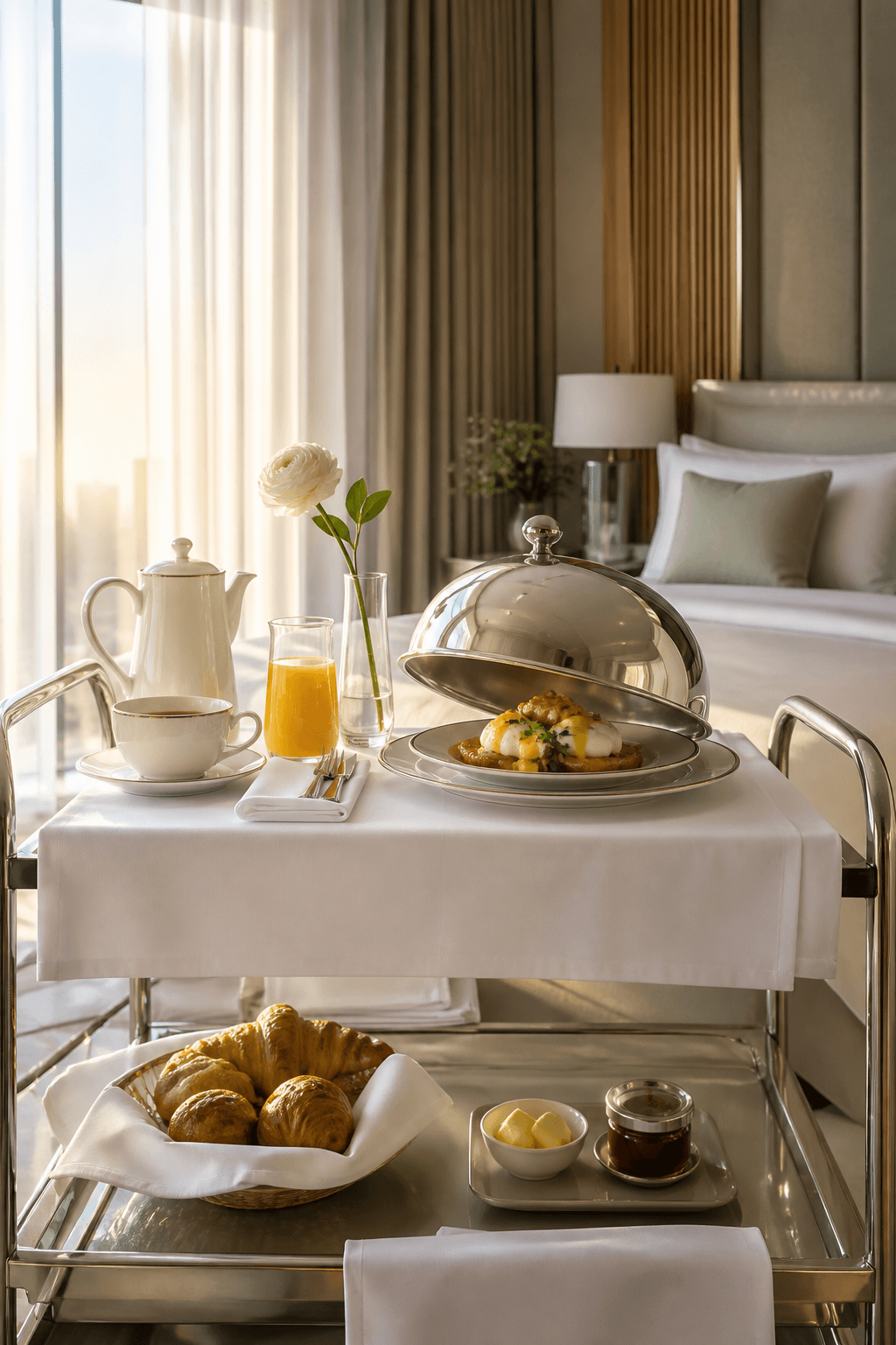 Atmosfera visiva dell'identità Room Service