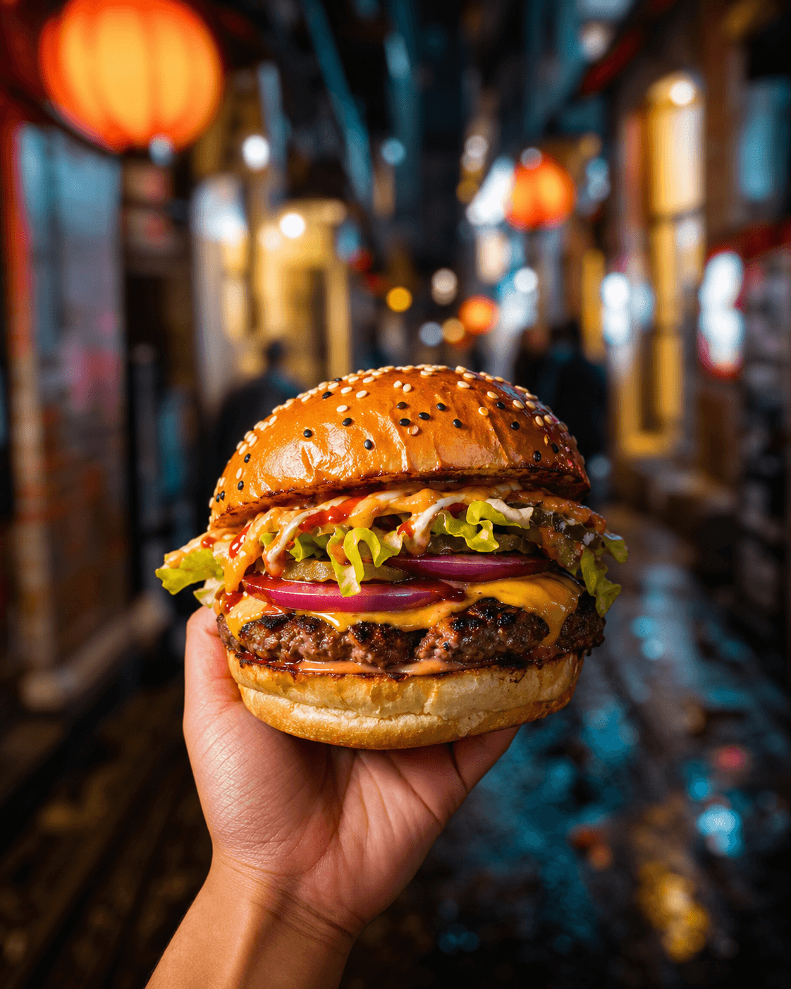 Atmosfera visiva dell'identità Street Food Bold