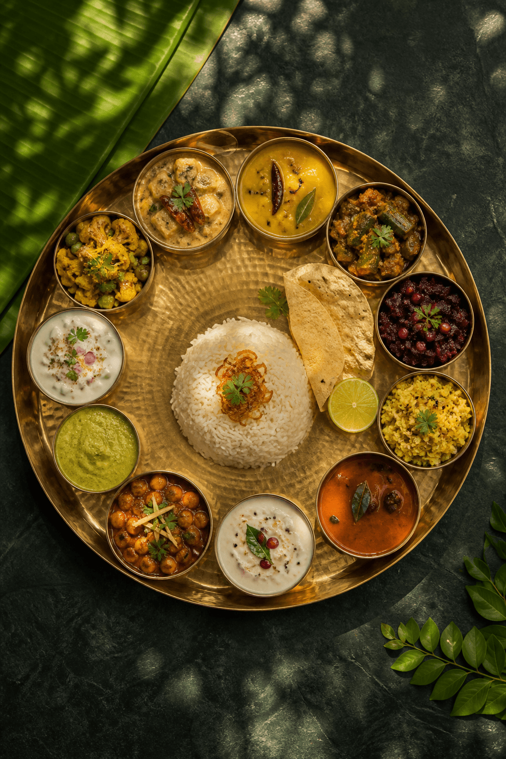 Atmosfera visiva dell'identità Thali Botanico